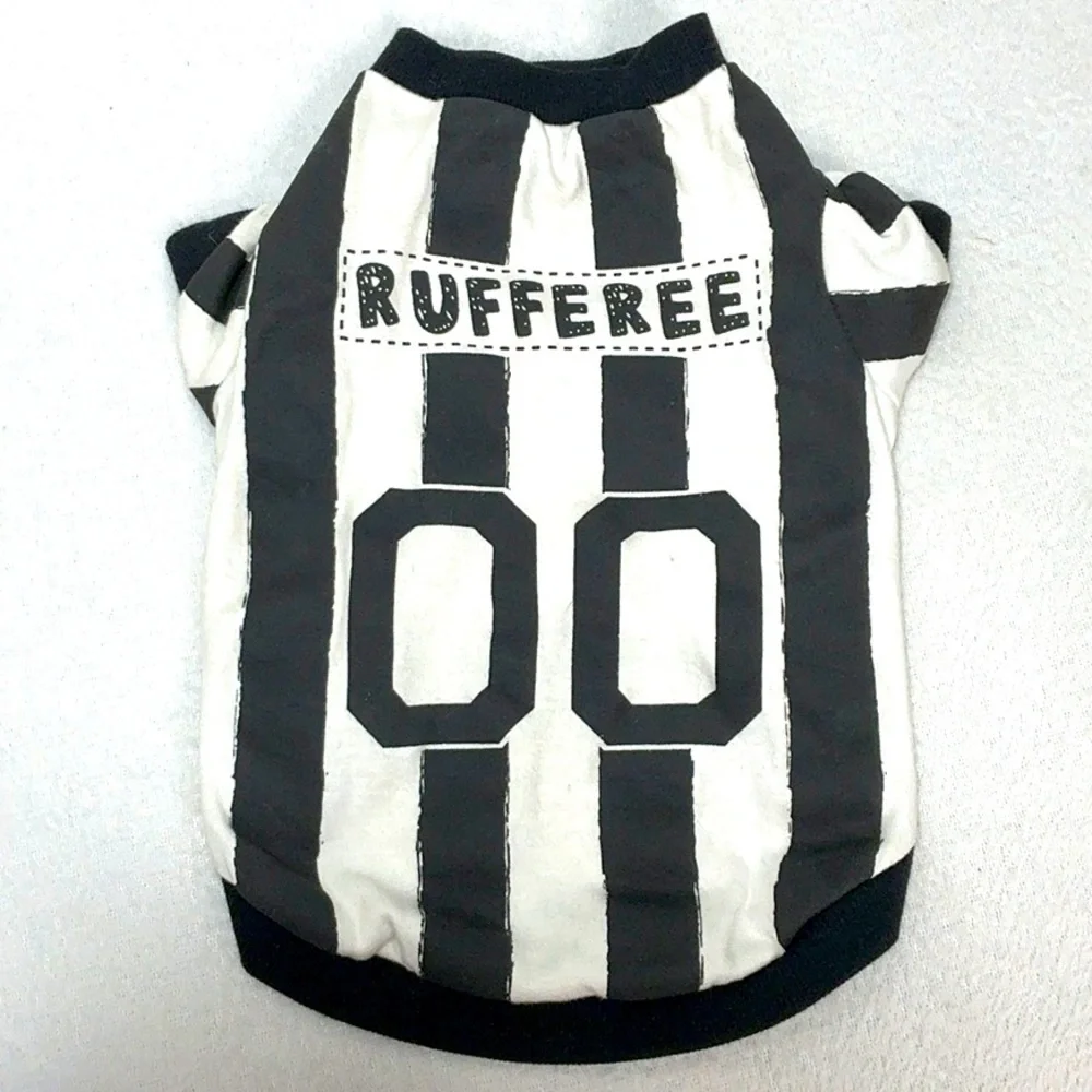 Rufferee Black and White Dog Costume